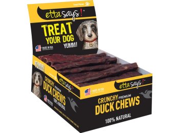Etta Says! Premium Crunchy - 4.5 Inch Duck Pos - Sold As Display Box Only - Note Individual Units Not Upc Labeled