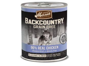 Merrick Dog Backcountry Grain Gree 96% Chicken 12.7oz. (Case of 12)