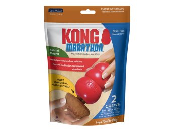 KONG Marathon Dog Treats Peanut Butter 1ea/2 pk, LG