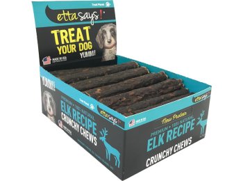 Etta Says Dog Crunchy Chew Elk 4.5 Inches 36 Count