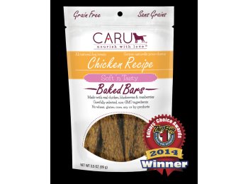 Caru Dog Natural Chicken Recipe Bars 4oz.