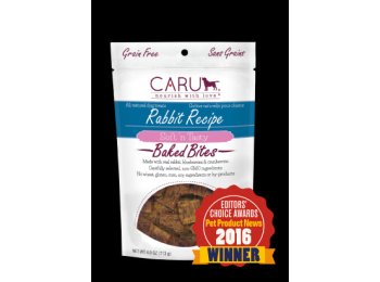 Caru Dog Natural Rabbit Treats Bites 4oz.