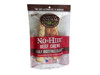 Earth Animal No Hide Beef Chews Dog Treats; Medium 2 Pack