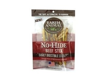 Earth Animal No Hide Beef Chews Dog Treats; 10 Pack - Small
