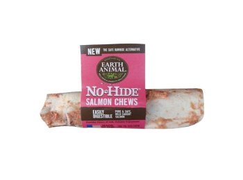 Earth Animal No Hide Salmon Chews Dog Treats; Medium (Case Of 24)