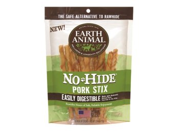 Earth Animal Nohide Pork Stix 10 Pk