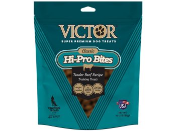 Victor Super Premium Dog Food Victor Classic Hi-Pro Bites Dog Treats Tender Beef Recipe 1ea/14 oz