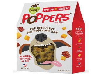 Etta Says! Snicky Snacks Dog Poppers Bacon Cheeze 10 oz.