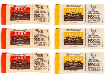 Etta Says! Sausage Link Dog Treats Beef 12ea/1.25 oz
