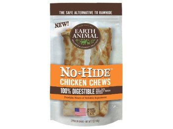 Earth Animal No Hide Chicken Chews Dog Treats; 7 Inch; 2 Pack