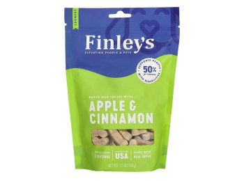 Finleys Dog Crunchy Biscuits Apple And Cinnamon 12oz.