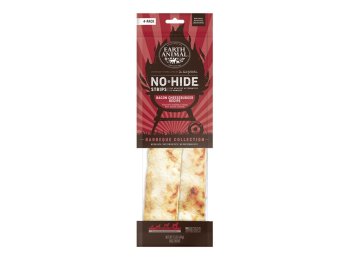 Earth Animal Dog No-Hide Bbq Strips Bacon Cheeseburger 4 Pack