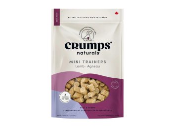 Crumps Naturals Dog 4.6oz. Mini Trainers Semi-Moist Lamb