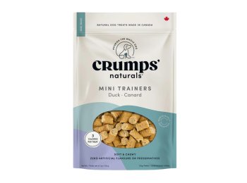 Crumps Naturals Dog 10.6oz.Mini Trainers Semi-Moist Duck