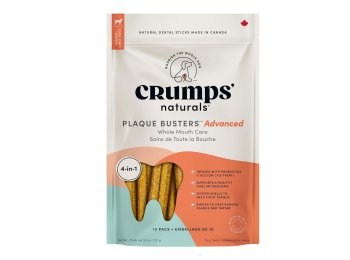 Crumps Naturals Dog 10Pk Plaque Busters Advanced Whole Mouthcare