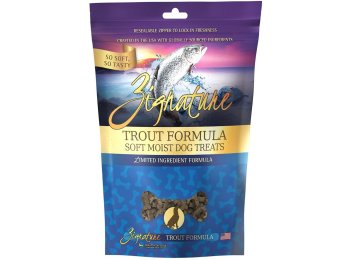 Zignature Dog 4oz. Trout Soft Moist Treat