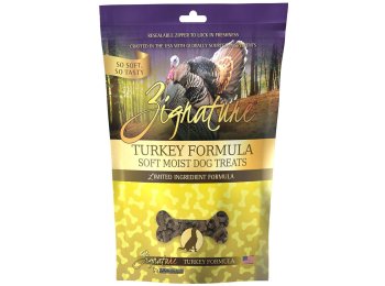 Zignature Dog 4oz. Turkey Soft Moist Treat