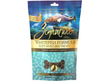 Zignature Dog 4oz. Whitefish Soft Moist Treat