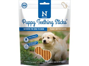 Nbone Puppy Teething Sticks Peanut Butter 17Ct