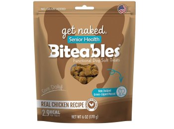 Get Naked Dog Biteables Senior Health Functional Soft Treats 6oz.