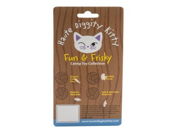 Kitty Vuiton Balls (Checker) Organic Catnip Toys