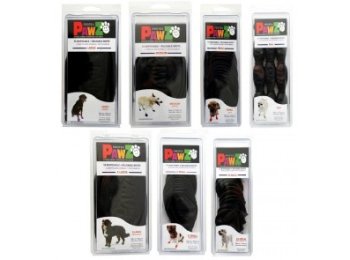 Pawz Dog Boots in Black Tiny