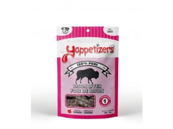 Yappetizers Dog Treats - Bison Liver