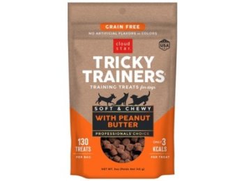Cloud Star Chewy Tricky Trainers Grain Free - Peanut Butter 5 oz.