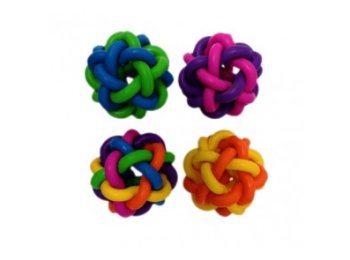 Multipet Nobbly Wobbly Rubber Assorted Colors Small