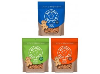 Buddy Biscuits Healthy Whole Grain Soft & Chewy Treats 6 oz. Roasted Chicken
