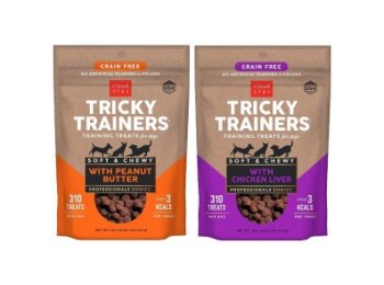 Cloud Star Grain Free Tricky Trainers Chewy Treats 12oz Peanut Butter