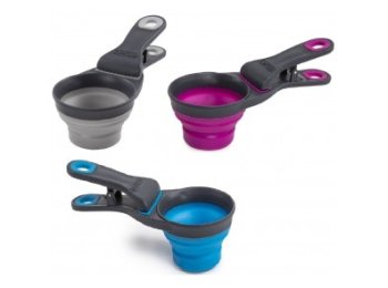 Dexas Collapsible KlipScoop .5 Cup Pro Blue