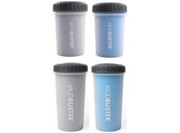 Dexas Lidded MudBuster Light Grey Large