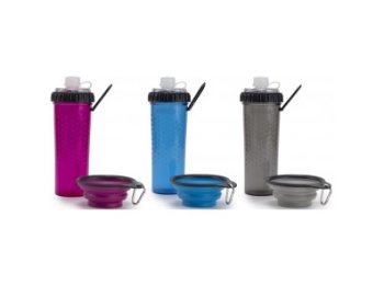 Dexas Snack-DUO with Travel Cup Pink