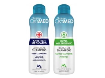 TropiClean OxyMed Medicated Shampoo 20 oz Hypo-Allergenic