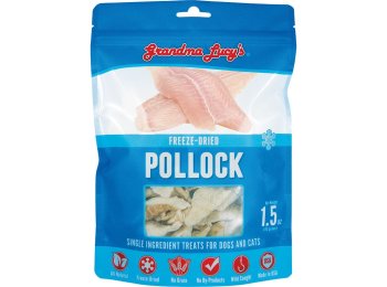 Grandma Lucys Dog Cat Freeze-Dried Singles Pollock 1.5oz.