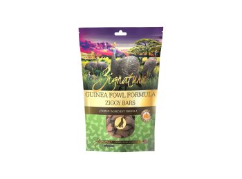 Zignature Dog Ziggy Bar Treat Guinea Fowl 12oz.