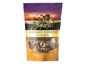 Zignature Dog Ziggy Bar Treat Kangaroo 12oz.