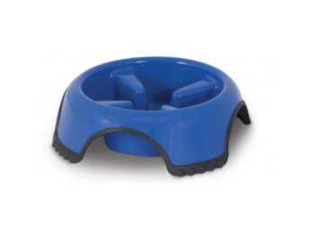 JW Pet Aspen Pet Skid Stop Slow Feeder Dog Bowl
