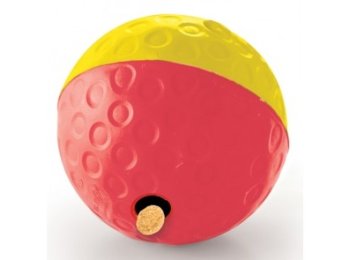 Nina Ottosson Treat Tumble Interactive Puzzle Dog Toy, Red, Large - Level 1 (Easy)