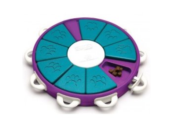 Nina Ottosson Dog Twister Interactive Treat Puzzle Dog Toy, Purple - Level 3 (Advanced)