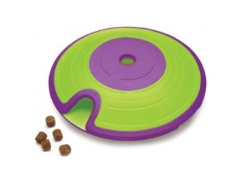 Nina Ottosson Treat Maze Interactive Puzzle Dog Toy, Green - Level 2 (Intermediate)