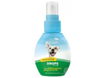 TropiClean Fresh Breath No Brushing Drops 2.2 oz. Bottle