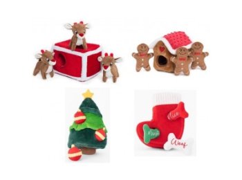 ZippyPaws Holiday Burrow Reindeer Pen