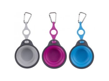Dexas Travel Cup with Bottle Holder & Carabiner Pink