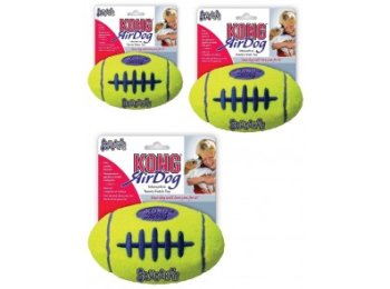 Kong AirDog Squeaker Football Small