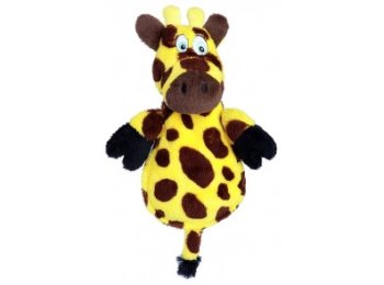 Hear Doggy - Flats Yellow Giraffe with Chew Guard