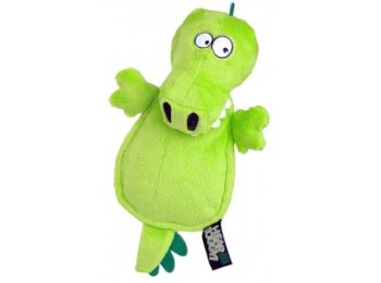 Hear Doggy - Flats Green Gator with Chew Guard