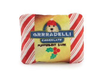 Grrradelli Puppermint Bark Square Dog Toy
