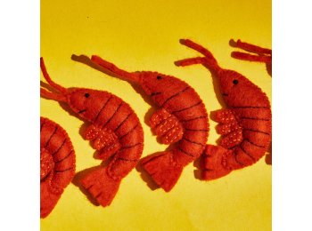 Wool Shrimp Cat Toy